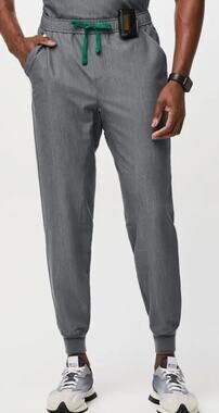 New Men's Figs Tansen Jogger Scrub Pant, Graphite Grey Size LR